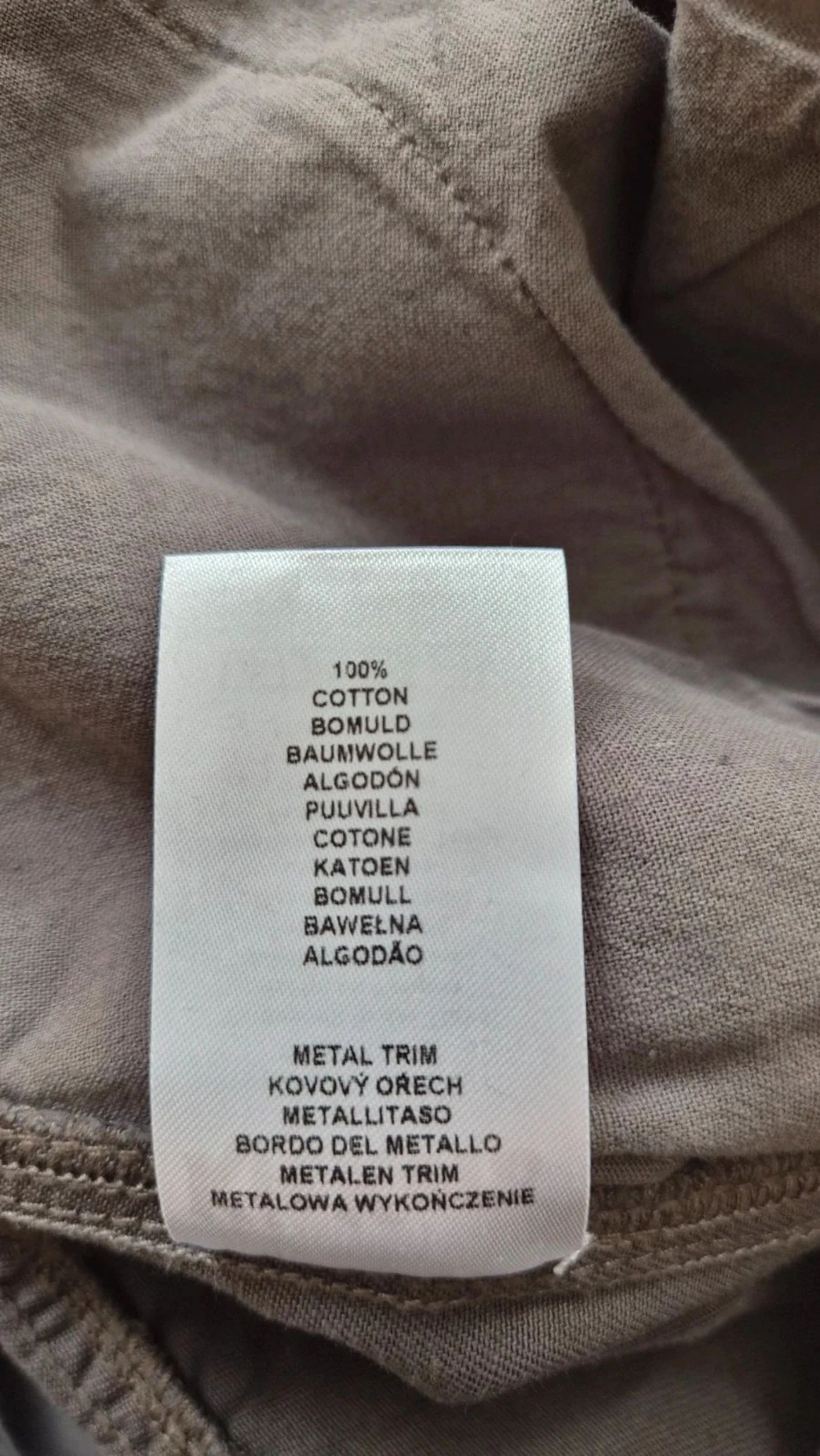 Grijze cargo broek Kickers 100% katoen, maat 40, nieuw – photo 6